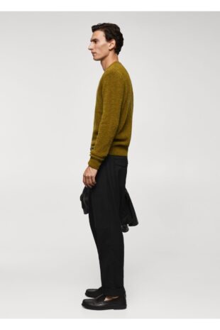 بافت منگو سبز مردانه مانگو 67010649