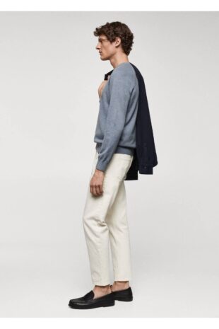 بافت منگو آبی مردانه مانگو 67010656