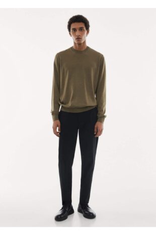 بافت منگو سبز مردانه مانگو 67010657