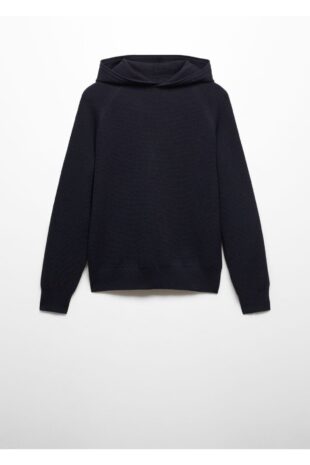 سویشرت منگو لاجورد مردانه مانگو 67020644