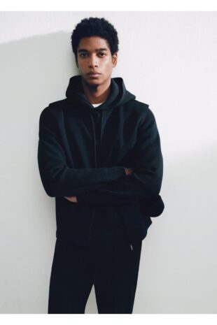 سویشرت منگو لاجورد مردانه مانگو 67020644