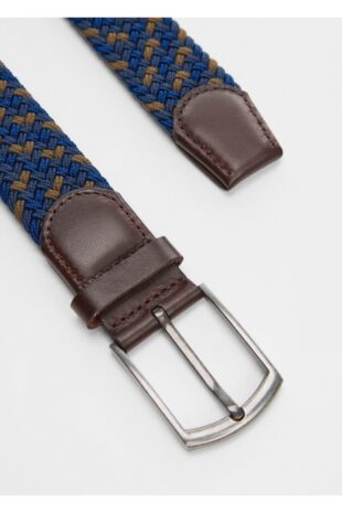 کمربند خاکی مردانه مانگو 67050636