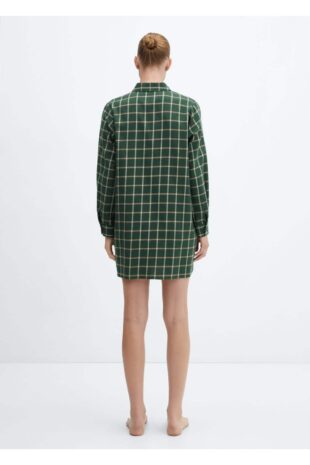 پیژامه سبز فاق نرمال زنانه مانگو 57057744