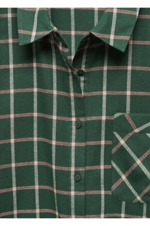 پیژامه سبز فاق نرمال زنانه مانگو 57057744