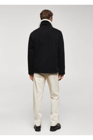 کت منگو سیاه مردانه مانگو 57037708