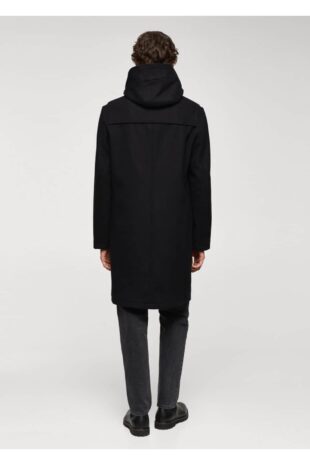 پالتو منگو سیاه مردانه مانگو 67010619