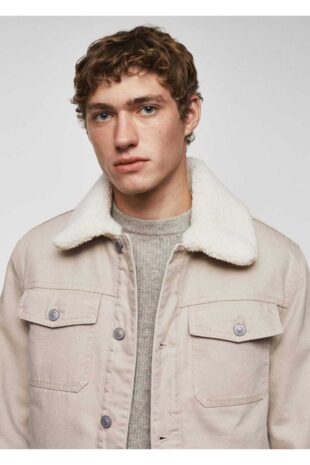 کت منگو بژ مردانه مانگو 67050270