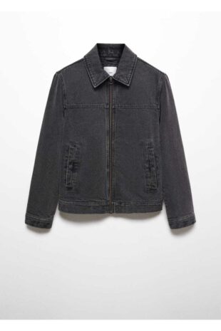 کت منگو سیاه مردانه مانگو 67060624