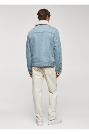 کت منگو آبی مردانه مانگو 67080623