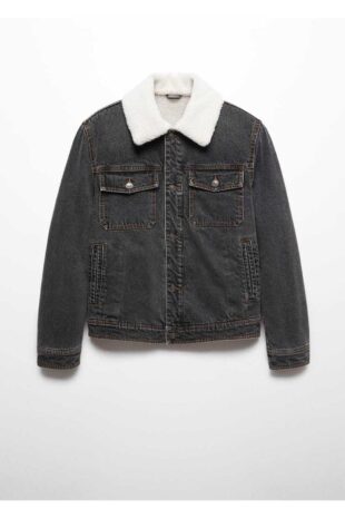 کت منگو خاکستری مردانه مانگو 67090622