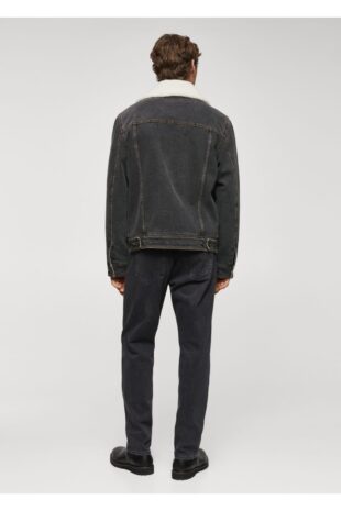 کت منگو خاکستری مردانه مانگو 67090622