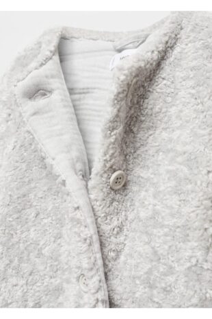 پالتو منگو خاکستری دخترانه مانگو 57029099