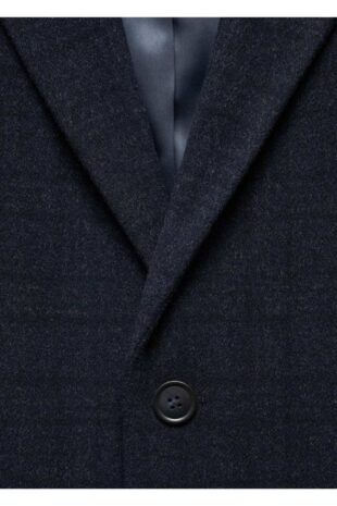 پالتو منگو لاجورد مردانه مانگو 57035955