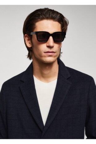 پالتو منگو لاجورد مردانه مانگو 57035955