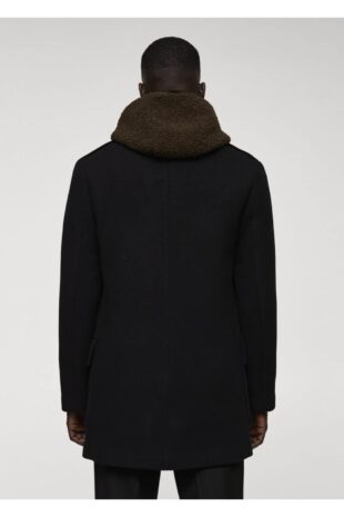 پالتو منگو سیاه مردانه مانگو 67020624