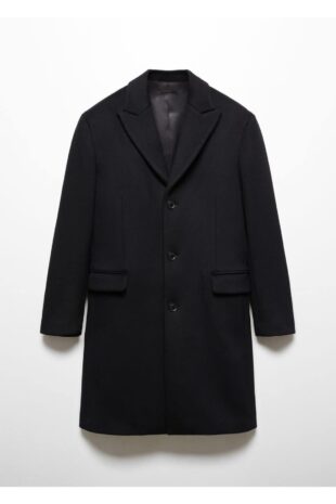 پالتو منگو سیاه مردانه مانگو 57099403