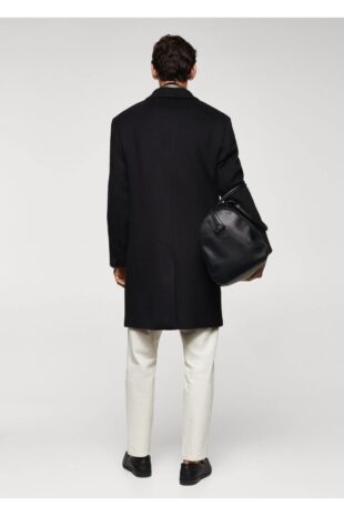 پالتو منگو سیاه مردانه مانگو 57099403