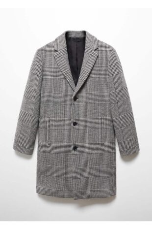 پالتو منگو سیاه مردانه مانگو 67010620