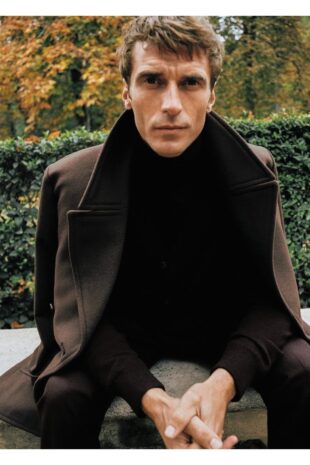 پالتو منگو قهوه ای مردانه مانگو 67010621