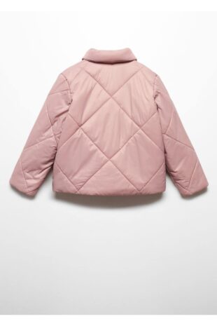 کاپشن منگو صورتی دخترانه مانگو 67080656