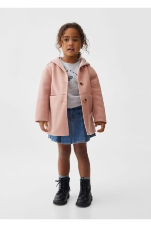 پالتو منگو صورتی دخترانه مانگو 57099097