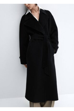 پالتو منگو سیاه زنانه مانگو 67030450