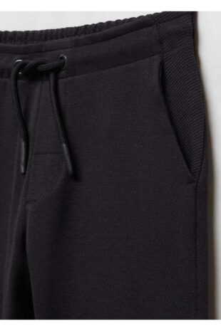 شلوار منگو خاکستری فاق نرمال پسرانه مانگو 67090651