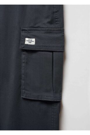 شلوار منگو لاجورد فاق نرمال مردانه مانگو 67010664