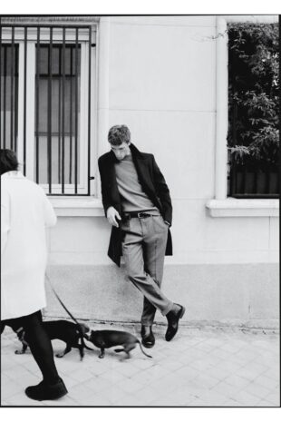 شلوار منگو قهوه ای فاق نرمال مردانه مانگو 67000621