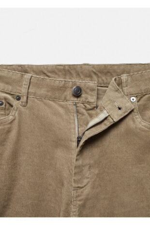 شلوار منگو بژ فاق نرمال مردانه مانگو 67000623