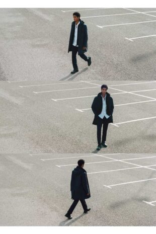 شلوار منگو لاجورد فاق نرمال مردانه مانگو 67010618