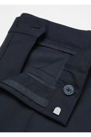 شلوار منگو لاجورد فاق نرمال مردانه مانگو 67010659