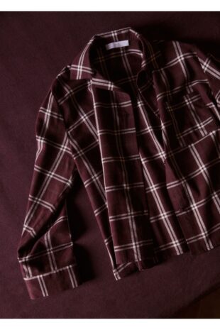 ست پیژامه قرمز فاق نرمال بلند زنانه مانگو 57067742