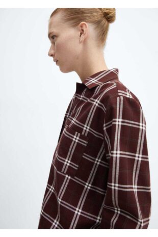 ست پیژامه قرمز فاق نرمال بلند زنانه مانگو 57067742