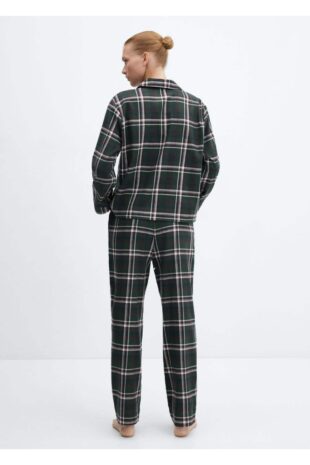 ست پیژامه قرمز فاق نرمال بلند زنانه مانگو 57097741