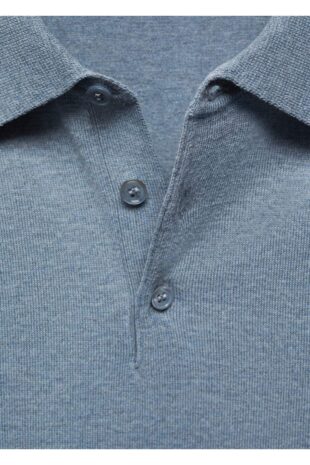 بافت منگو آبی مردانه مانگو 67090644