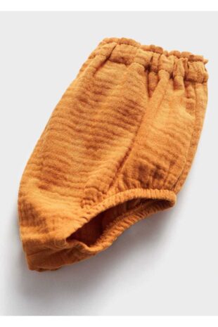 شلوارک منگو زرد فاق نرمال دخترانه|پسرانه مانگو 67090667