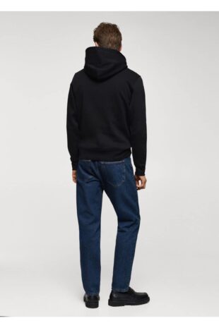 سویشرت منگو سیاه مردانه مانگو 67030647