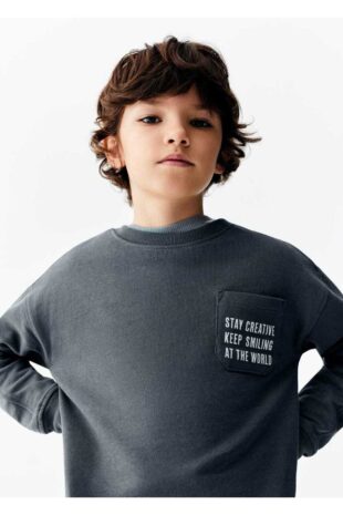 سویشرت منگو سبز پسرانه مانگو 67020663