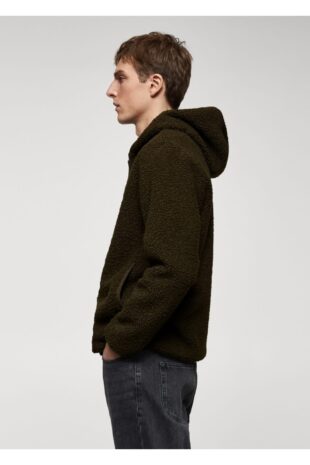 سویشرت منگو سبز مردانه مانگو 67040642