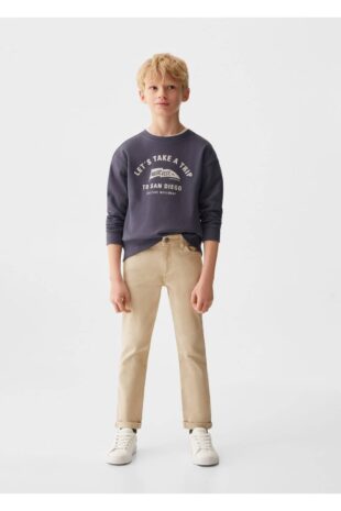 سویشرت منگو سیاه پسرانه مانگو 67070655