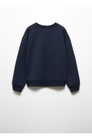 سویشرت منگو لاجورد دخترانه مانگو 67080647