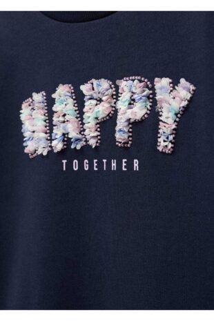 سویشرت منگو لاجورد دخترانه مانگو 67080647