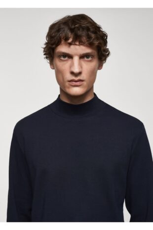 تی شرت منگو لاجورد مردانه مانگو 67030442