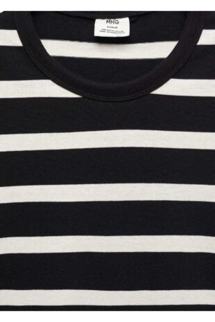 تی شرت منگو سیاه مردانه مانگو 67050648