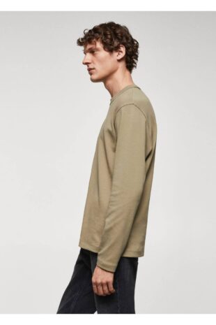 تی شرت منگو سبز مردانه مانگو 67080438