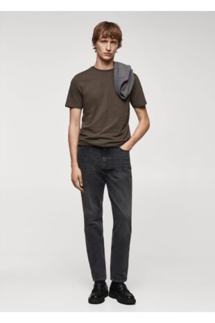 تی شرت منگو سبز مردانه مانگو 67040645