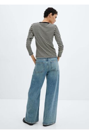 تی شرت منگو سیاه زنانه مانگو 67000464