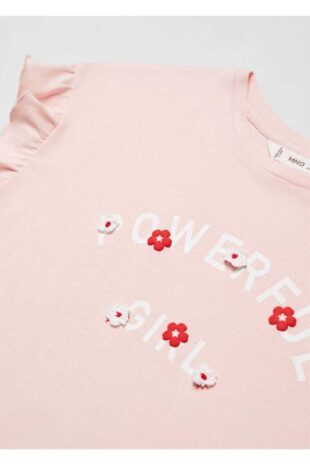 تی شرت منگو صورتی دخترانه مانگو 67020421