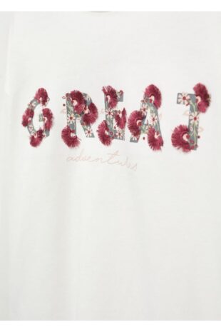 تی شرت منگو سفید دخترانه مانگو 67050663